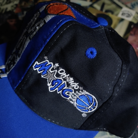 Vintage Orlando Magic 3D Hoop Snapback Cap Hat Logo 7 - Picture 5 of 7